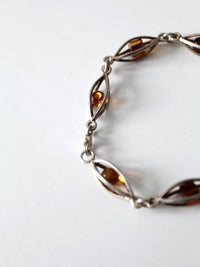 vintage amber bracelet