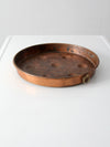 antique copper escargot pan