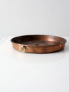 antique copper escargot pan