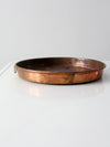 antique copper escargot pan
