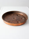 antique copper escargot pan