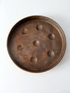 antique copper escargot pan