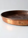antique copper escargot pan