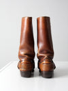 vintage Frye black label motorcycle boots