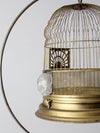 antique Crown bird cage with stand