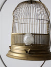 antique Crown bird cage with stand