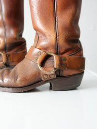 vintage Frye black label motorcycle boots