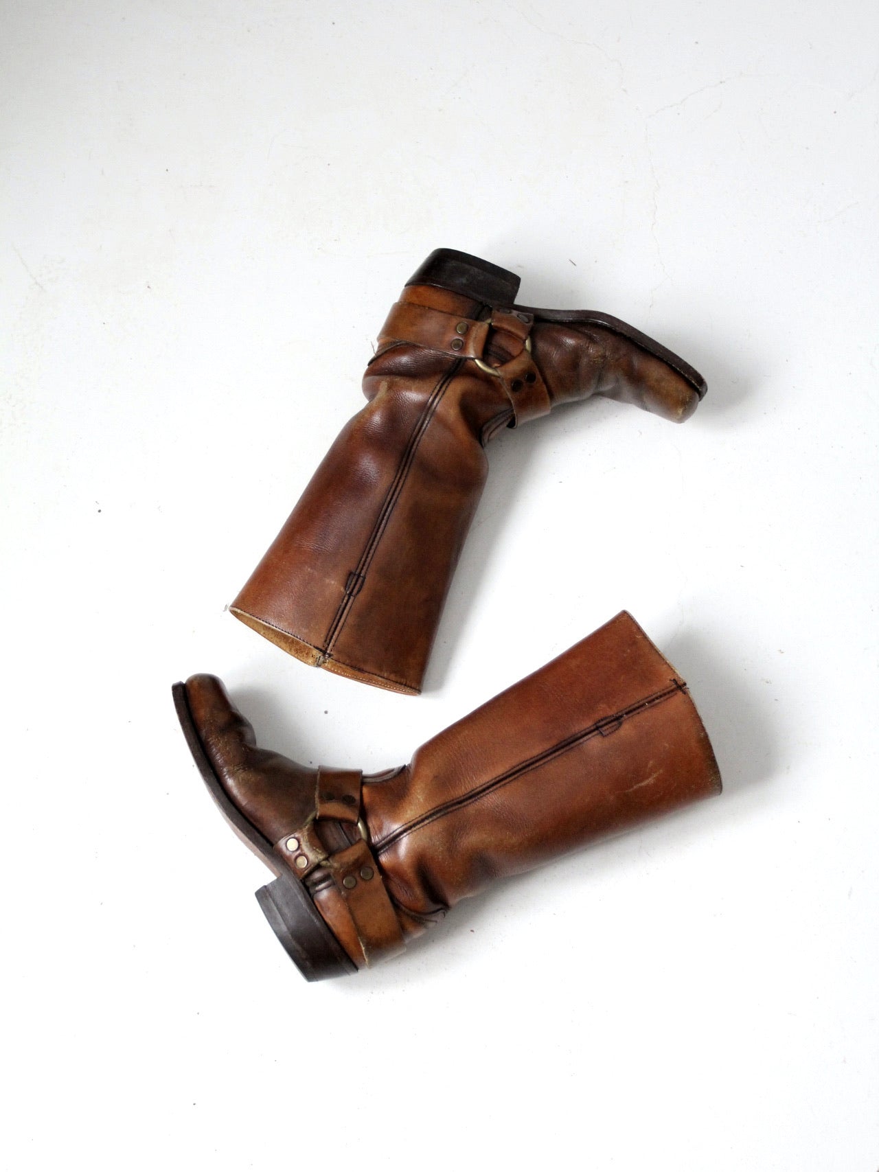 vintage Frye black label motorcycle boots – 86 Vintage