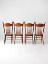 antique pressed back dining chairs set of 4