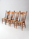 antique pressed back dining chairs set of 4