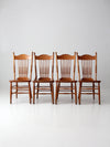 antique pressed back dining chairs