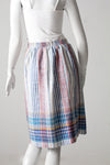 vintage stripe skirt