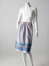 vintage stripe skirt