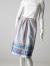 vintage stripe skirt