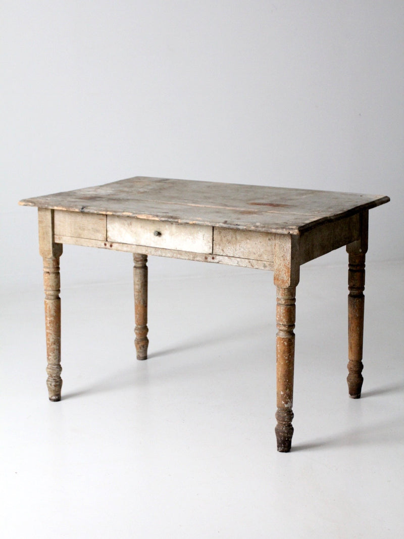 antique table with drawer