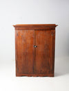 antique primitive cabinet