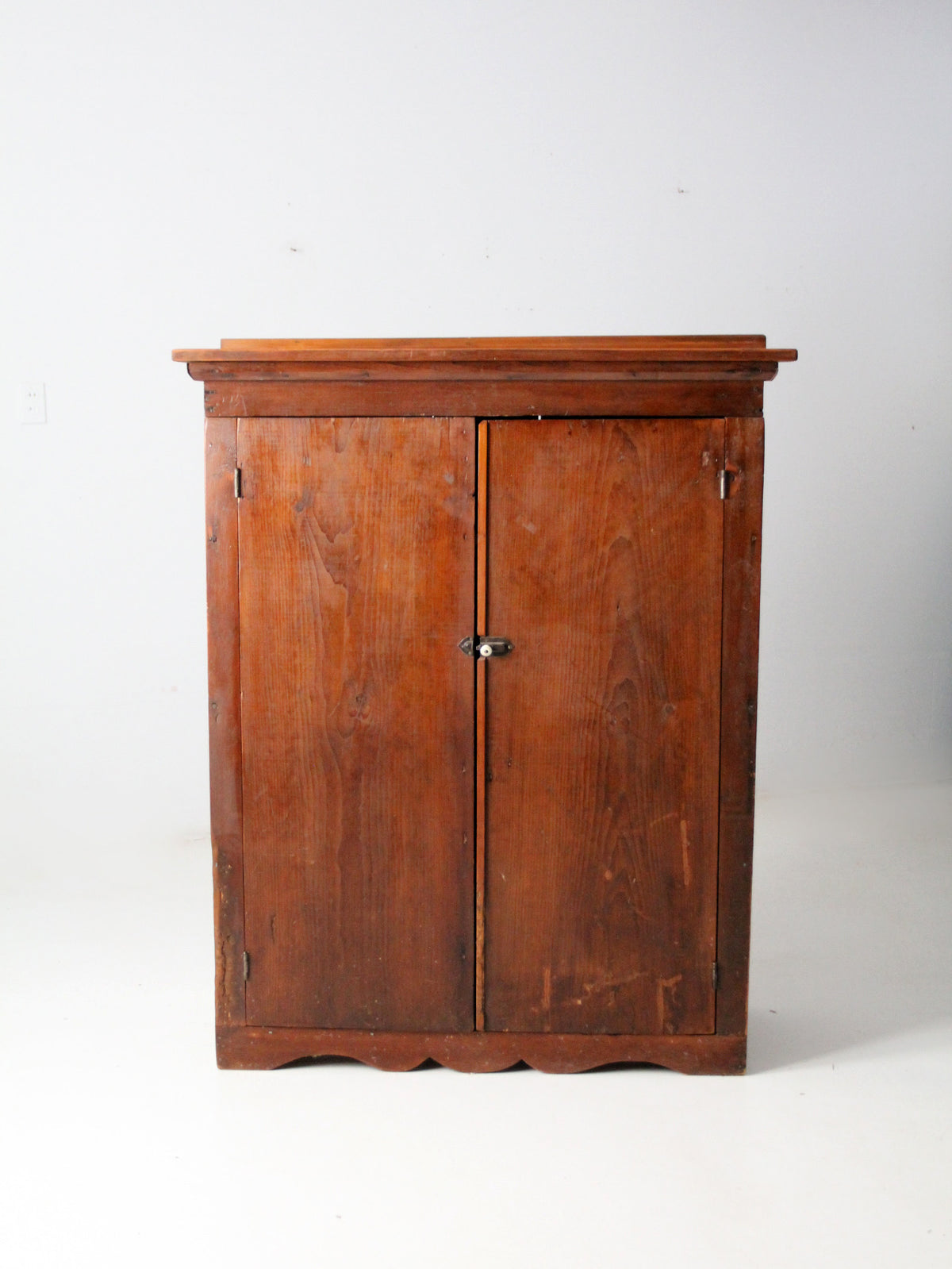 antique primitive cabinet