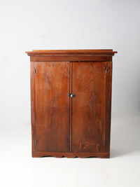 antique primitive cabinet