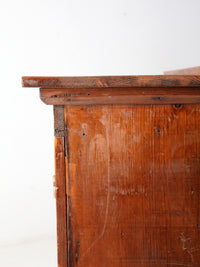 antique primitive cabinet