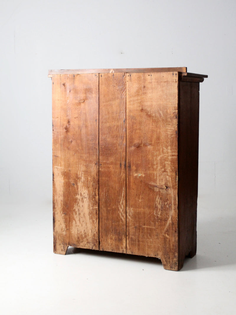 antique primitive cabinet