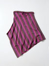 vintage stripe drawstring skirt