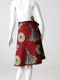 vintage wrap skirt