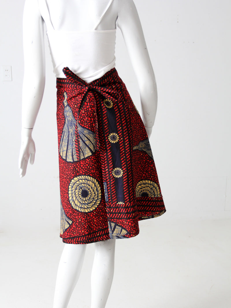 vintage wrap skirt