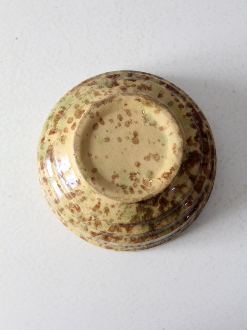 antique spongeware bowl