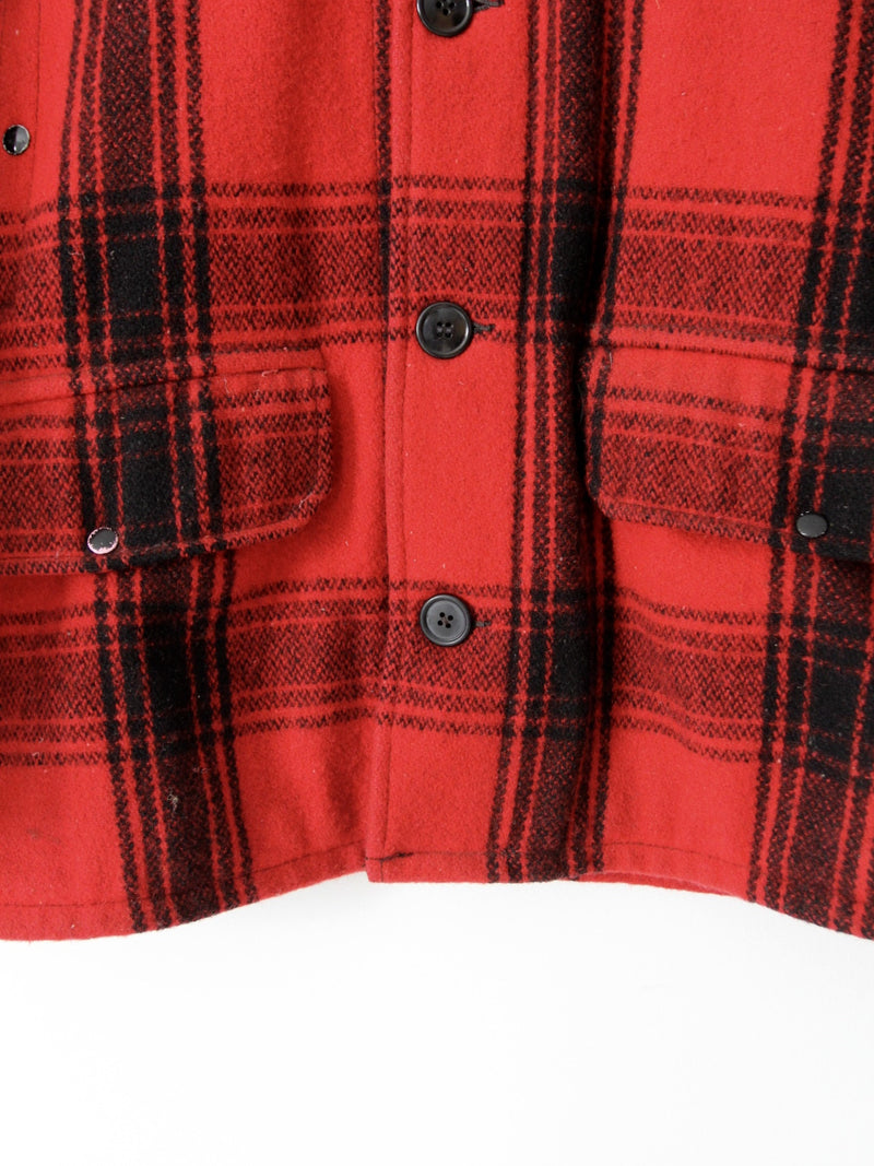 vintage Johnson Woolen Mills mackinaw jacket
