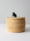 vintage basket with lid