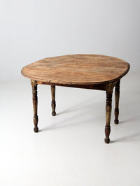 HOLD  //  antique drop leaf table