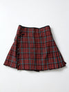 vintage plaid skirt