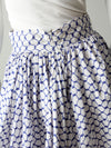 vintage geometric print skirt