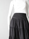 vintage silk peasant skirt