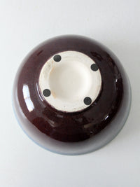 vintage large studio pottery bowl
