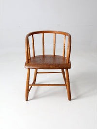 antique barrel back chair