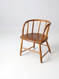 antique barrel back chair