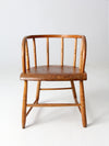 antique barrel back chair