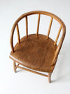 antique barrel back chair