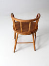 antique barrel back chair