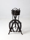 antique Adirondack plant stand