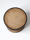 vintage wooden cheese box