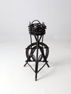 antique Adirondack plant stand