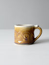 vintage studio pottery mug