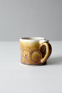 vintage studio pottery mug