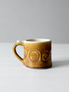 vintage studio pottery mug