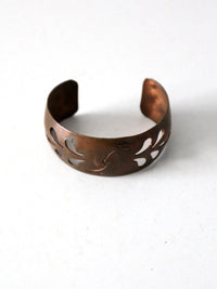 vintage copper cuff bracelet