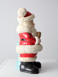 vintage 70s Santa Christmas statue coin bank