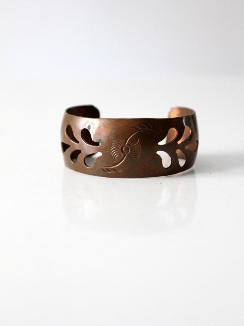 vintage copper cuff bracelet