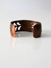 vintage copper cuff bracelet